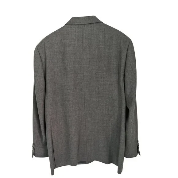 J.Crew Ludlow Blazer 3D Tollegno Wool Gray Lined Size 44R/Slim - Picture 6 of 11